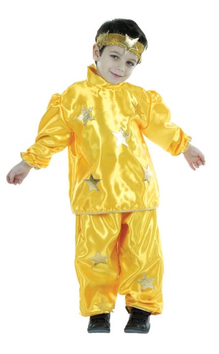 Kokora Costume Στολή Αστεράκι Κίτρινο Αγόρι ΧΡΙΣΤΟΥΓΕΝΝΑ